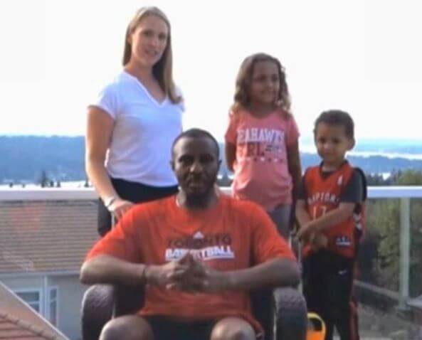 Brenda Casey with her husband Dwane Casey and their two children.
